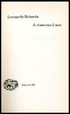 A CIASCUNO IL SUO - 2 ED S/S  LS di SCIASCIA LEONARDO