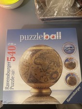 Puzzle 3D Ravensburger 540 pezzi mod.110711 Antico mappamondo puzzleball NUOVO