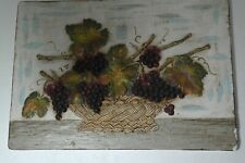 BASSORILIEVO IN GESSO DECORATO A MANO (misure : 53x37x1,5)