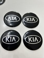 4 Pezzi Coprimozzo Adesivo Kia  Tappo Cerchi In Lega 56mm