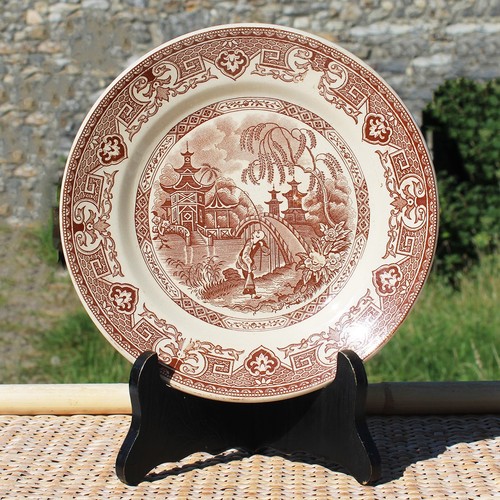 Ancienne assiette dessert - assiette, à
