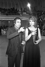 Italian singer Mina with