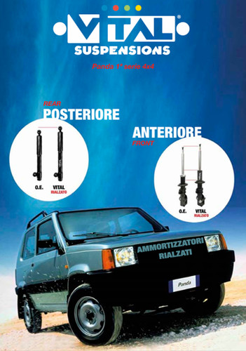 Kit ammortizzatori rialzati - 4,