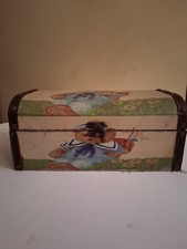 BAULETTO IN LEGNO RIVESTITO IN