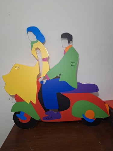 Marco lodola opera grafica su - ,opera,