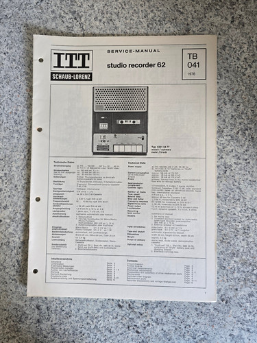 Manuale servizio originale - di,