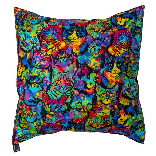 Dipinto gatto copricuscino - gatto,