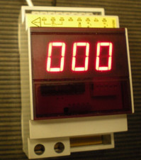 Carlo Gavazzi DI3-DIN AV5.A.2.0.XX 115v 230v 5a AC 600v AC amperometro digitale