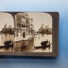 Venice stereoview c1900 real - venice,
