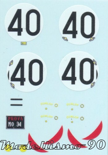 Decal ferrari dino 166p - ferrari,
