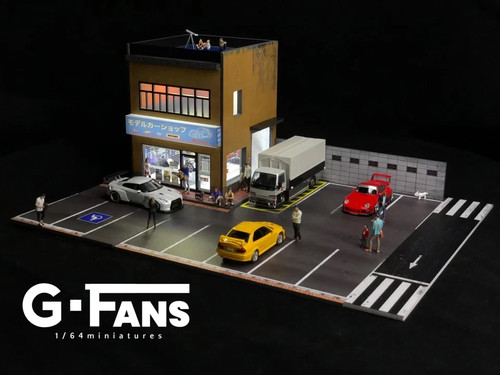 Modellino auto garage 64 - auto,