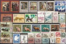 Polonia lotto di francobolli