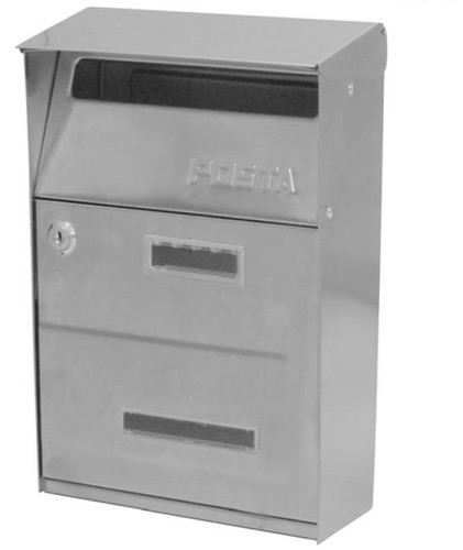 Cassetta postale acciaio - in,