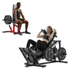 Compact leg press - leg, hack