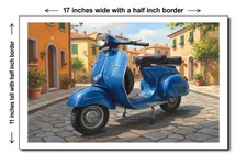 1965 Vespa VNB Scooter - 11x17