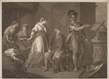 Hector Remproaching Paris * Angelica Kauffman * Facius * 1788