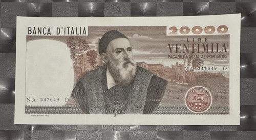 20000 lire tiziano - tiziano, decreto