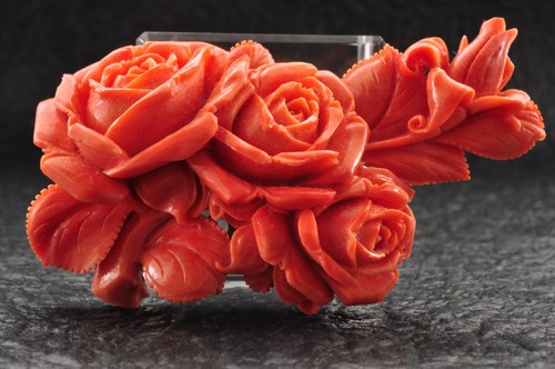 Certificato rosa intagliato - "rosa",
