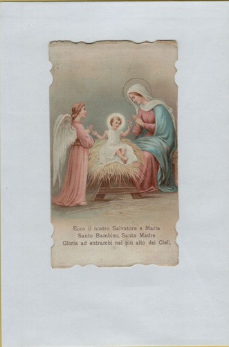 Antico santino holy card - antico, gesu'