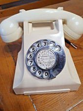 Telefono Inglese vintage IN BACHELITE color AVANA anni 50 - ripulito non testato