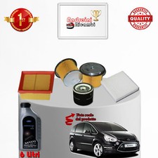 KIT TAGLIANDO 4 FILTRI E OLIO FORD S-MAX 1.8 TDCI 74KW 100CV 2012 ->
