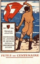 GENEVE, 1914 - COURVOISIER - Fetes du Centenaire - Commemorativa - VG - PU538