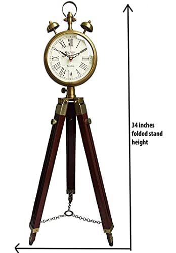 Antico orologio legno con - orologio,
