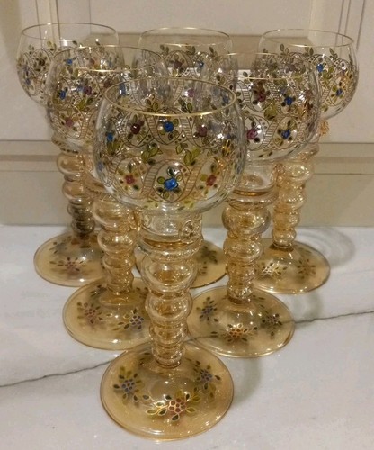 Set calici vino moser - moser, boemia