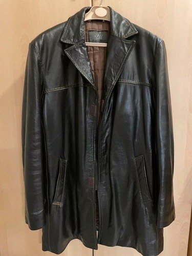 Giaccone pelle vintage - in,