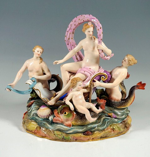 Meissen gruppo allegorie - meissen,