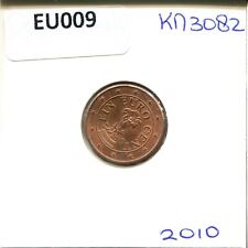 Moneta 1 CENTESIMO DI EURO 2010 AUSTRIA #EU009.G