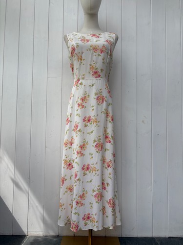 Maxi abito floreale vintage - abito,
