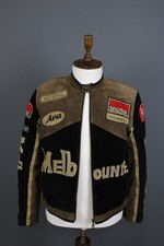 Giubbotto moto in vera pelle