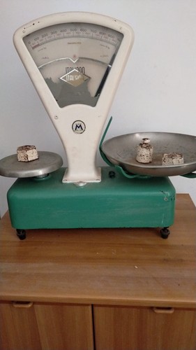Bilancia vintage doppio - bilancia, piatto
