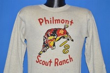 felpa girocollo vintage anni 60 BOY SCOUTS OF AMERICA PHILMONT SCOUT RANCH SM S