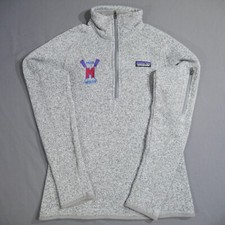 Patagonia Better Maglione Wm Sm Grigio 1/4 Zip Giacca Pile 25543 Princeton PNRA