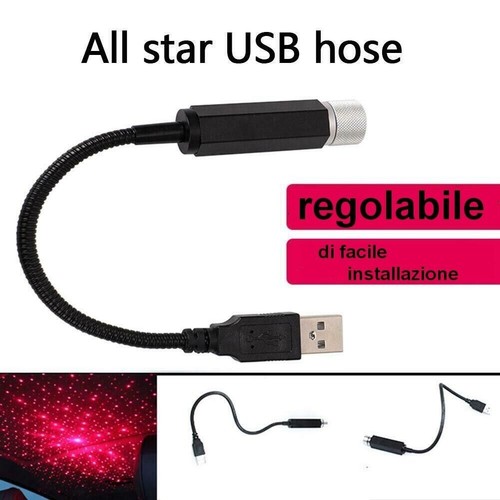 Led usb auto interni stelle - led,