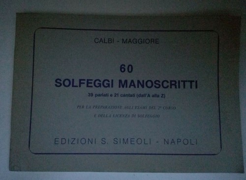 Calbi maggiore solfeggi - calbi,