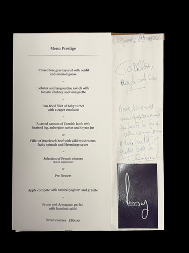 Rare signed gordon - gordon, ramsay