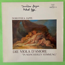 Dorothea Jappe – Die Viola D'Amore ORP 0 703 With orig. Autogram