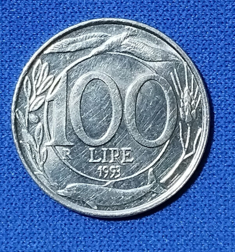 Moneta 100 lire piccola - 100,