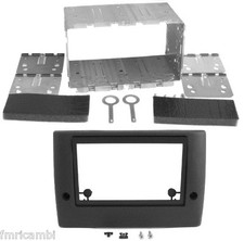 MASCHERINA AUTORADIO FIAT STILO - DOPPIO DIN KIT - COLORE NERO