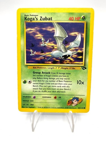 Carta pokemon koga zubat - pokemon, koga’s