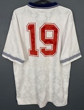 MAGLIA MAGLIA CALCIO GASCOIGNE #19 UOMO INGLESE NAZIONALE 1990/1992 TAGLIA L