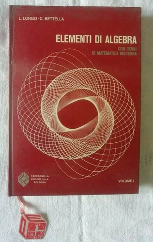 Elementi algebra volume - elementi, 1