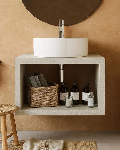 Mobile bagno grigio - mobile, caldo
