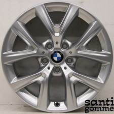4 CERCHI IN LEGA 6,5 X 17 " BMW X1 F48 ORIGINALI RIVERNICIATI 6856076