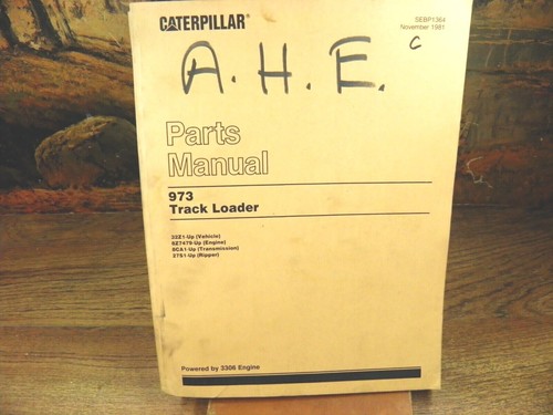 Caterpillar 973 track loader - t,