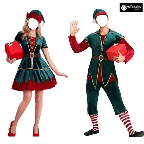 Vestito costume elfo elfa - vestito,