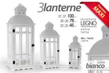 SET 3 LANTERNE PORTACANDELA